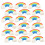 100Stk Multifunktions Radiergummis Mini Regenbogen 9