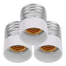 3Stück E27 Zu E14 Glühbirnenfassung Kupfer Sockeladapter
