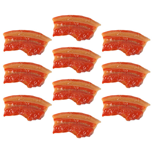 10Stk Mini Rippchenfleisch Modell Simulation Spielzeug