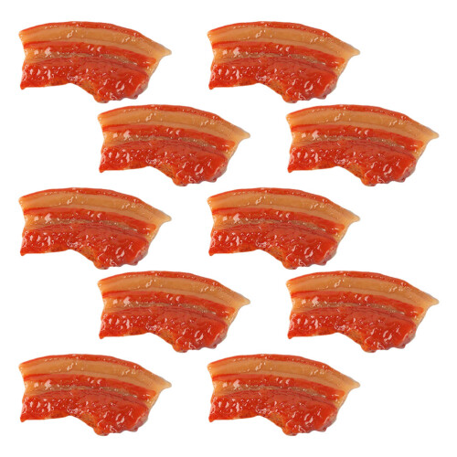 10Stk Mini Rippchenfleisch Modell Simulation Spielzeug 2