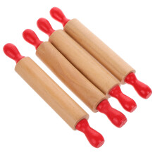 4Stk. Kinder-Back-Set Mini-Teigrolle Für Knete Und Teig Spielen