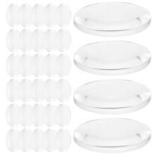 60St Transparente Konvexlinse Aus Acryl Physik Lehrmittel