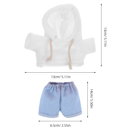 1 Set Selbermachen Kleidung Für 20 Cm Mini-Plüschtiere 1