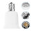 4Stck Lampensockel Adapter E17 Zu E26/E27 Glühbirnen 5