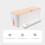 White Cable Management Box, Kabelorganizer Mit Holzdeckel 7