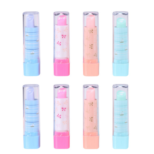 Lippenstiftförmiger Radiergummi 10Stück Für Kinder