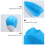 Blue Silicone Haarsträhnen Mit Für Haarfarbe 11