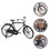 Fahrrad Modell Vintage Retro Aus Geschenk 5