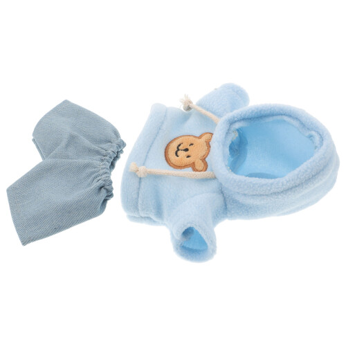 Bear Clothes Set Plüschpuppe Mit Hoodie Und Jeans 20Cm