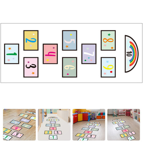 Game Bodensticker Aufkleber Wand Boden Kinderzimmer 2