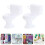 2 Stuks Mini Meubels Grappige Mini Badkamer Accessoires Wit 3
