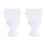 2 Stuks Mini Meubels Grappige Mini Badkamer Accessoires Wit 2