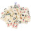 1 Set Mini Mahjong Tragbares Reise Gesellschaftsspiel 10
