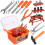 Set Boîte À Jouets Chantier Perceuse, Marteau Et Tournevis 1