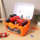 Set Boîte À Jouets Chantier Perceuse, Marteau Et Tournevis 5