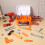 Set Boîte À Jouets Chantier Perceuse, Marteau Et Tournevis 6