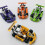 10 Unidades De Retroceden Kart Plástico 8