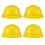 4 Pièces Casques De Construction En Plastique Pour Enfants ( ) 9