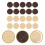 48 Pcs Accesorio De Backgammon Piezas Madera Para Damas 5