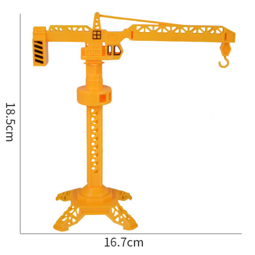 3 Pièces Grue De Construction Jouet Pivotante Enfant 1