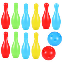 1 Set Kinder Bowling Spielzeug, Verschleißfester Bowlingkegel