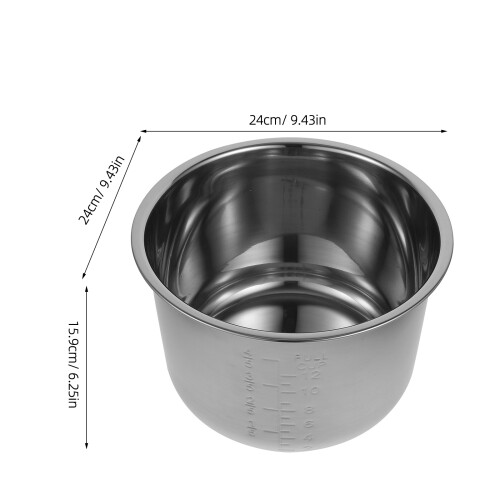 Cuve De Cuisson Épaisse En Acier Inoxydable Pour Cuiseur À 2