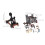 Ensemble Jouet Pirate Soldat Table Sable Accessoires 2
