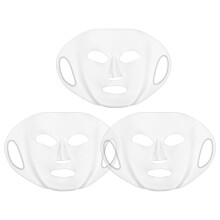 3 Unidades Máscara Facial Reutilizable De Silicona Para Cuidado