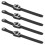 4Ud Hebillas Para Roller Material PP Negro 7