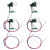4Pcs Simulated Mini Yard Lights For Sand Table Decor 9