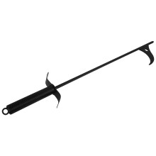 Steel Fire Poker for Outdoor Indoor Fireplace and Fire Pit Use
