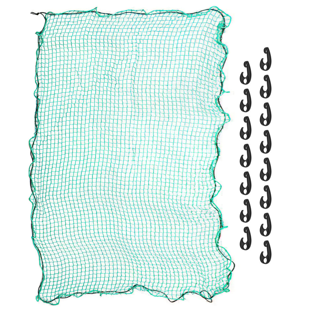 Totority Cargo Net For Truck Bed Heavy Duty Nylon Mesh With Hooks
