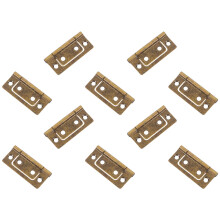 10Pcs Flat Hidden Hinges For Cabinet Kitchen Furniture Doors Wardrobe