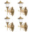 4Pcs Mini Wall Lamps Luminous Sand Table Building DIY Materials 10
