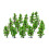 100Pcs Model Fir Tree Trunks Set For Train Scenery 1:160 - 1:220 4