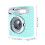 Baby Simulated Washing Machine Toy Plastic Educational Plaything 2