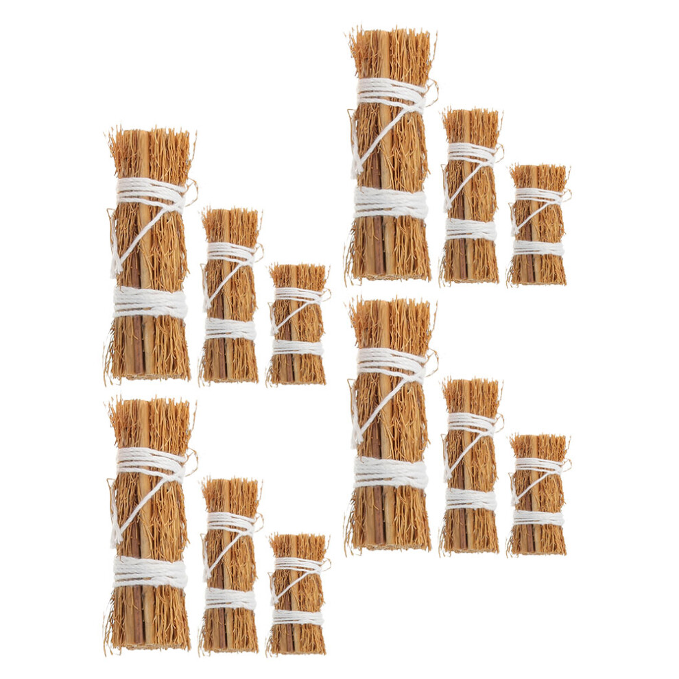 Photos - Doll Accessories 12Pcs Miniature Hay Dollhouse Accessories Decorative Figurines