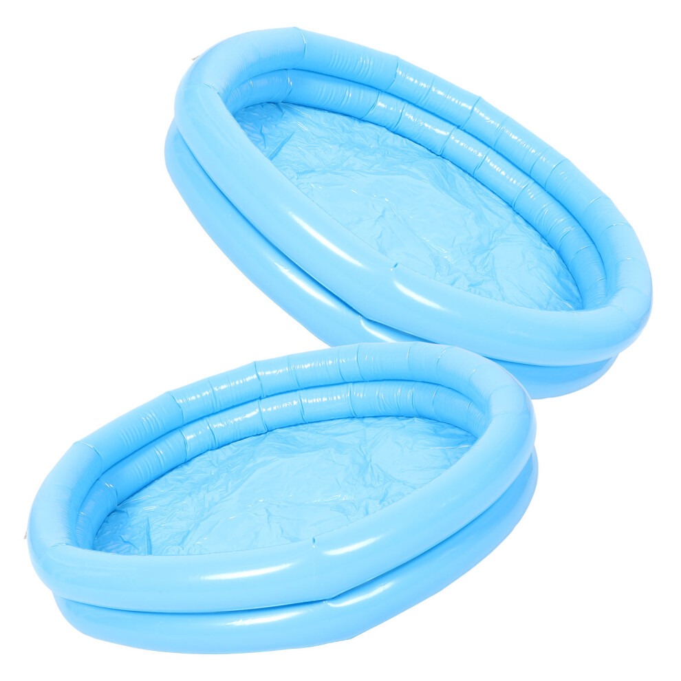 Iplusmile Pool Foot Bath Basin With Inflatable Pump 2 Pairs Portable Soaking Tub