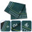 1Pc Mah-Jongg Table Mat Green Thickened Square Cover 6
