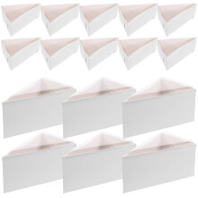 50Jgo Cajas Triángulo Para Pasteles Y Muffins