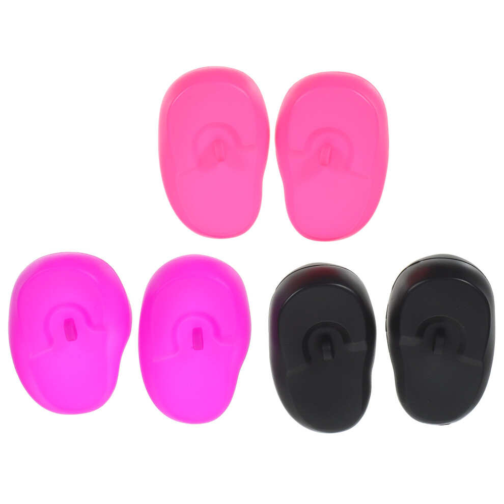 Iplusmile 3 Pairs Silicone Hairdressing Earmuffs For Perm Dye Highlight