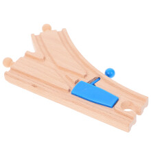 Train En Bois Jouet Piste Accessoire Scène Disposition