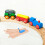 Train En Bois Jouet Piste Accessoire Scène Disposition 11