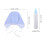 One Set Jumbo Baby Costume Accessory With Bib Hat Pacifier 2