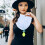One Set Jumbo Baby Costume Accessory With Bib Hat Pacifier 7