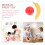 2Pcs Early Educational Musical Fruit Shakers Percussion Playthings 9