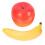 2Pcs Early Educational Musical Fruit Shakers Percussion Playthings 3