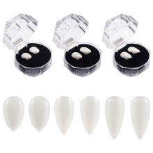3 Paires De Dents Fantaisie Halloween De Vampire Cosplay