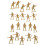 20 Pièces Figurine Cowboy Miniature Décoration De Paysage 10