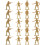 20 Pièces Figurine Cowboy Miniature Décoration De Paysage 9